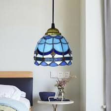 Different additives produce different hues, allowing artisans to strategically produce glass of specific colors. Tfcfl Stained Glass Bowl Pendant Dining Room Ceiling Lamp Modern Hanging Light Fixture Walmart Com Walmart Com