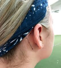 Don't forget to rate and comment if you like this ribbon breast cancer tattoo behind ear. Aries Star Constellation Tattoo Behind Ear Star Constellation Tattoo Aries Star Constellation Aries Constellation Tattoo
