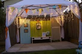 Orange Blossom Birthday Party Ideas Photo 11 Of 18 Party Gazebo Outdoor Party Decorations Diy Garden Party Theme