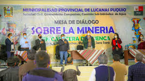 Mesa ratona marmol antigua amplia 1,05m x 52,5cm zona sur. Ayacucho Autoridades Participan En La Mesa De Dialogo Sobre Problematica De La Actividad Minera En La