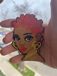 Bantu Baddie, Bantu Knot, Black Hairstyle With Style, 3 1/2 Inches in Size,  Irons On.