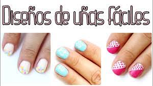 Uñas brillosas sin almendra / luliz nails / decoración para principiantes. Decoraciones De Unas Faciles Para Principiantes Colores Unas