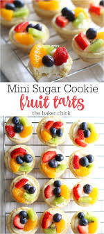 Mini Sugar Cookie Fruit Tarts Recette Recettes Aux Fruits Mini Tartes Aux Fruits Mini Tarte