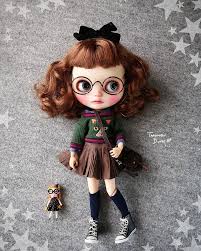 taromaru7856 100均メガネ 3個目です ブライス カスタムブライス blythe customblythe doll ちび子 chibikodoll minidoll minitaturedoll handmade blythe dolls cute dolls dolls