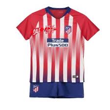 Atletico madrid (club atlético de madrid) 2018/19 kits for dream league soccer 2018, and the package includes complete with home kits, away and third. Kids Atletico Madrid 2018 19 Top Home Kit M334 Football Jersey Shirt Kids Suits Football Tops