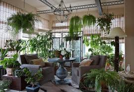 Plantes Vertes Dans Le Jardin D Hiver A La Maison Idee Geniale Jardin D Hiver Plante Verte Jardins