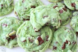 Christmas cookie recipes for santa. Mint Chocolate Chip Cookies Butter With A Side Of Bread