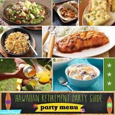 1 / 100 southwestern pulled pork crostini Hawaiian Retirement Party Guide
