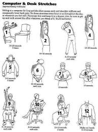 A Four Minute Computer Desk Stretches Herbhealth Rugoefeningen Schouderoefeningen Oefeningen