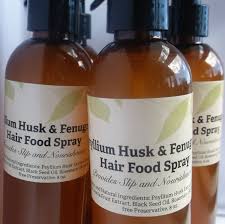 psyllium husk fenugreek hair food spray herbal hair spray for natural hair brina organics hair food herbal hair spray herbal hair