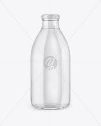 Download Clear Glass Milk Bottle Mockup In Bottle Mockups On Yellow Images Object Mockups PSD Mockup Templates