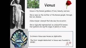 Apr 18, 2018 · animal associations with venus symbol meaning. Venus Roman Goddess Youtube