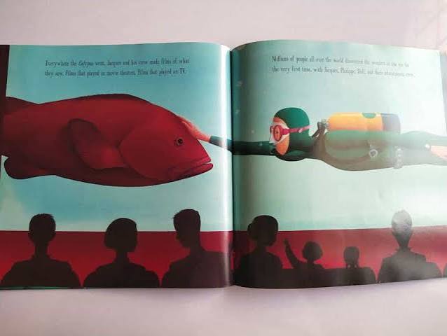 REVIEW: Manfish: A Story of Jacques Cousteau By Jennifer Berne - Nathan  Reading Journey