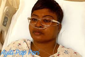 Ansyen majistra Komin Akaye Rosemila nan oxygen sante li pa bon menm  Antouka se la wap rete manman gang ti mari pap moute ti mari pap desann