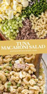 Best Tuna Macaroni Salad Recipe Yellowblissroad Com Recipe In 2020 Tuna Macaroni Salad Potluck Salad Macaroni Salad Recipe