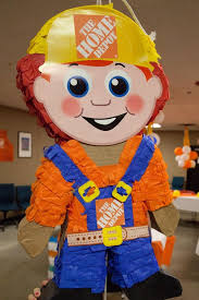 Home Depot Pinata Dad Is Learning Home Depot Party Birthday Party At Home Pinata