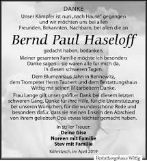 View paul haseloff fami cpm's profile on linkedin, the world's largest professional community. Traueranzeigen Von Bernd Paul Haseloff Trauer Anzeigen De