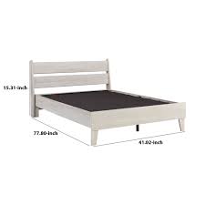 The practical design of this platform storage bed combines extra deep drawers for plenty of storage space with a wood slat support system intended to distribute body prepac monterey twin bookcase headboard in white (included quantity: Wooden Twin Platform Bed With Grains Off White Overstock 32611795