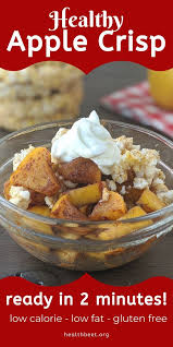 Healthy Apple Crisp Recipe In 2020 Healthy Apple Crisp Dessert Recipes Easy Calories Apple