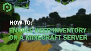 Minecraft keepinventory servers top list ranked by votes and popularity. How To Enable Keep Inventory On Your Minecraft Server Youtube