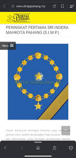 The motto of this order is 'dilindungi allah'pic.twitter.com/smialpgfol. Luqmanlsg On Twitter In Other News I Recently Learned Pahang Has A State Award Called Sri Indera Mahkota Pahang So Far There Have Been 301 Recipients Which Means Pahang Has Officially