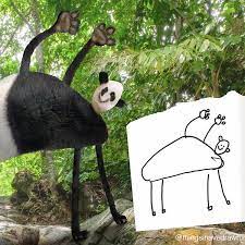 Search images from huge database containing over 1,250,000 drawings. Artist Brings His Funny Kids Drawings To Life With Hilarious Digital Art