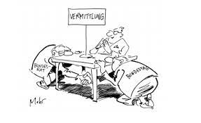 Einwohner = 6 stimmen entsendete mitglieder = anzahl stimmen präsident für Wie Wurdet Ihr Diese Karikatur Interpretieren Bundestag Politik Deutschland
