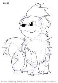 How To Draw Growlithe From Pokemon - Drawingtutorials101.Com | Pokemon  Sketch, Pokemon Coloring Pages, Pokemon Coloring