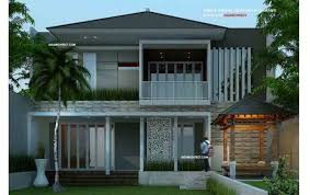 Contoh desain fasad rumah minimalis 1 lantai dan 2 lantai dengan batu alam. 30 Desain Denah Rumah Minimalis 2 Lantai Sederhana Modern