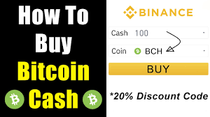 Buying bitcoin with cash isn't as hard as it seems. How To Buy Bitcoin Cash On Binance 20 Off Trading Fees Youtube