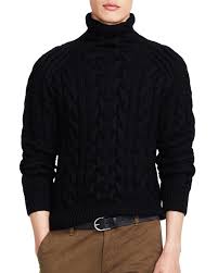 You can also choose from none, button black cable knit sweater men, as well as from computer knitted, flat knitted, and hand knitted black. Ralph Lauren Wool Polo Cable Knit Turtleneck Sweater In Black For Men Lyst