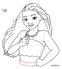 It shows you different techniques that you can apply in order to do all the steps so pay attention and don't skip any of them. How To Draw Moana Step By Step Pictures