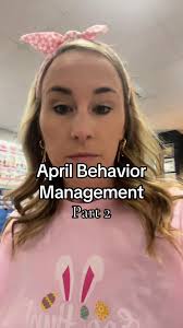 Behavio Manahement Anchor Chart April