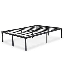 High bed frames are a classic. Full 18 Inch High Rise Heavy Duty Black Metal Platform Bed Frame On Sale Overstock 29818892