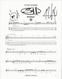 Nick Hexum & Doug S.A. Martinez of 311 REAL hand SIGNED Amber Sheet Music  COA | eBay