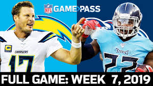 With that in mind, here's your guide to 10 of the top nfl games to look out for during the 2019 season, in chronological order. Chargers Vs Titans Week 7 2019 Full Game Youtube