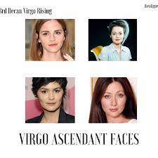 Virgo Rising Virgo Ascendant Facial Appearance The Aligned Lover Virgo Facial Zodiac Signs Virgo