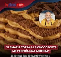 🍫🎂 Chocotorta vs. Osvaldo Gross: polémica en la pastelería ...