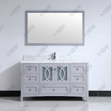 Double sink and single sink vanities measuring 60 inches wide from trade winds imports. China 60 Inch Single Sink Solid Wood Bath Furniture Custom Bathroom Vanities China Bathroom Vanity With Sink 30 Bathroom Vanity