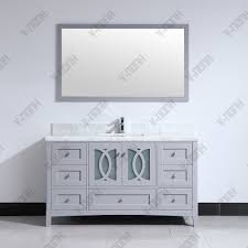 What size mirror for 60 inch vanity. White 60inch Solid Wood Big Size Bathroom Vanity Furniture China Large Storage Hangzhou Made In China Com