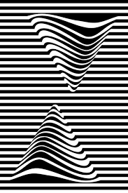 Black And White Illusion Pattern Aesthetic Art Designer Black And White Illusions Geometric Pattern Art Pop Art Wallpaper