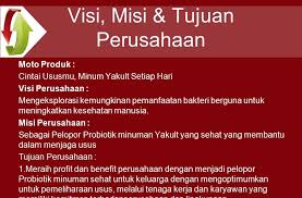 Tentu sobat semua sudah tidak asing lagi dengan visi misi, seperti dilingkungan sekolah, organisasi dan bahkan pekerjaan akan mempunyai visi misi. Contoh Visi Misi Tujuan Dan Sasaran Perusahaan Makanan
