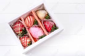 Flowers and strawberries for mother's day. Chocolate Dipped Strawberries Dessert Mix Ideal For Valentine S Stock Photo Picture And Royalty Free Image Image 145413564