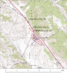 Topographic Map With Main Trace Of San Andreas Fault And Locations Of Download Scientific Diagram