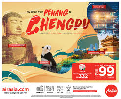 Fly from penang on firefly, malindo air, malaysia airlines and more. Airasia Expands Penang Network With New Direct Flights To Chengdu China Airasia Newsroom