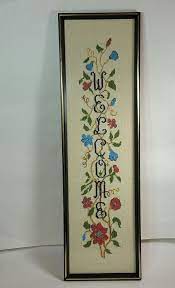 We did not find results for: Welcome Sign Finished Completed Cross Stitch Floral Framed Glass Wall Hanging Crossstitch Homedecor Wall Hanging Crafts Completed Cross Stitch Cross Stitch