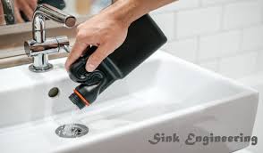 clean stains out of a plastic sink