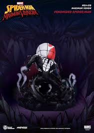 According to the official introduction, this work belongs to the artist collection series of hot toys. Marvel Maximum Venom Collection Mini Egg Attack Figure Venomized Spider Man 8 Cm