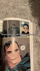 Richard Grayson and Bruce Wayne