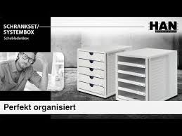 Schubladen mit auszugssperre und griffleiste. Han Burobox 1450 11 Schnell Und Gunstig Ab 17 95 Kaufen